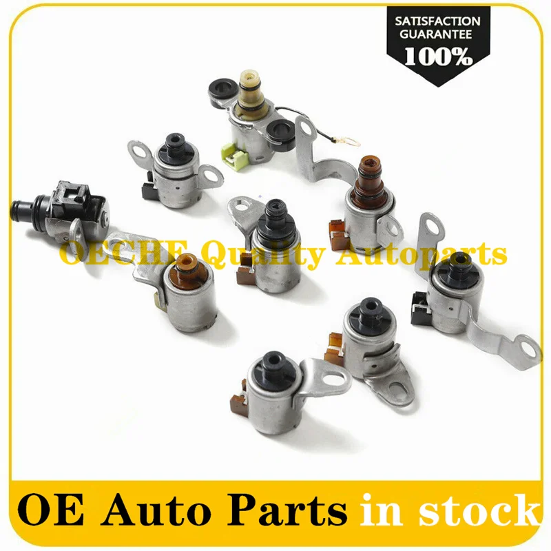 

9 шт. 09A 09B 5F31 JF506E электромагнитный комплект коробки передач для VW Jaguar Land Rover, восстановленный