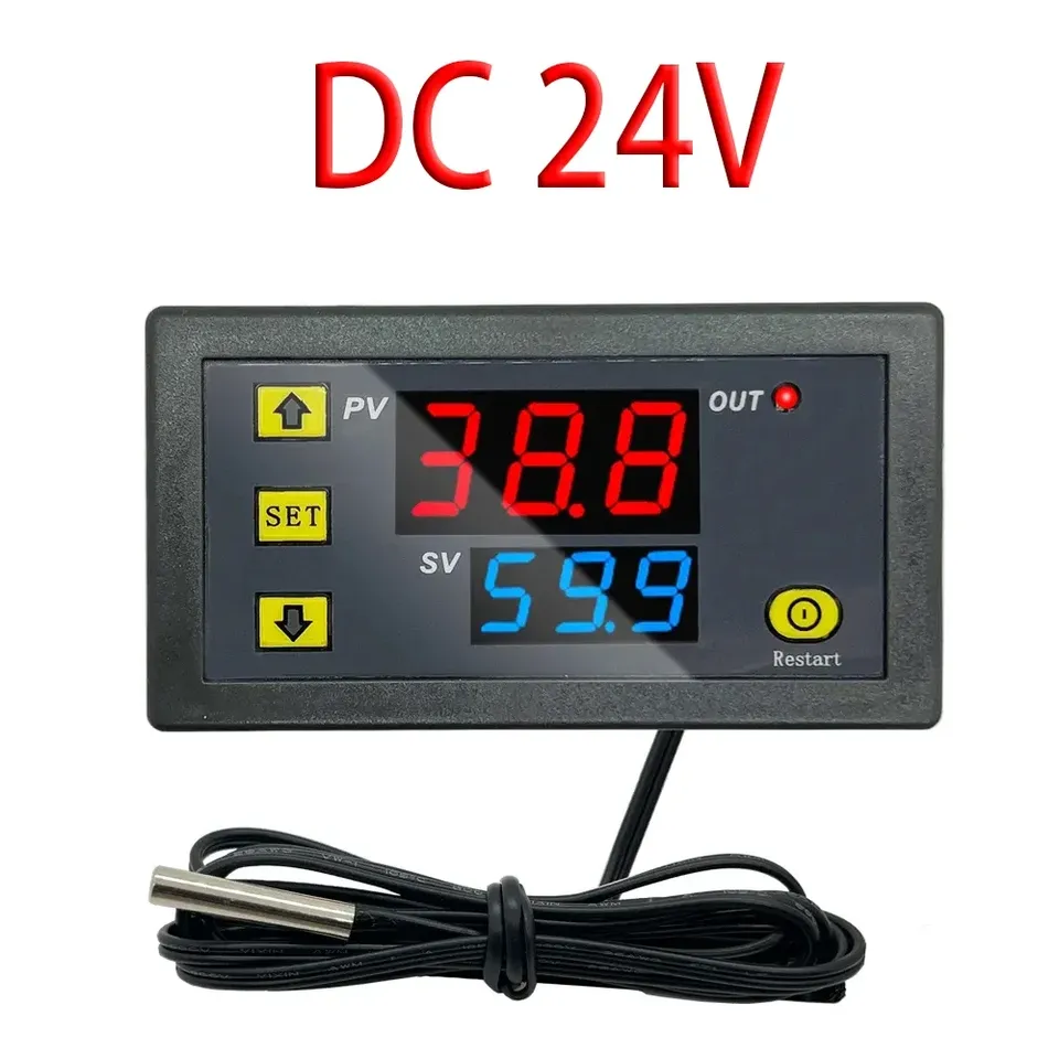 

Мини цифровой терморегулятор W3230 12/24/220В