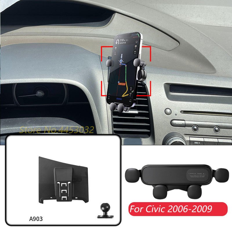 

Honda Civic 8-го Поколения 2006-2009 Автомобильный Кронштейн Для Крепления Вентиляционного Отверстия Черный Горизонтальный Де...