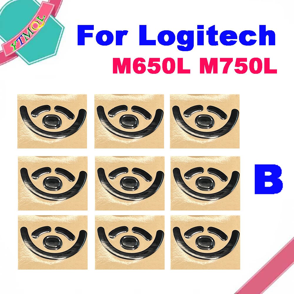 

Аксессуары для коньков мыши, подставки для мыши Logitech M650L M750L, белая, черная, противоскользящая наклейка