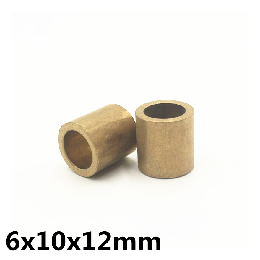 

10 шт., 6x10x12 мм, порошковая, порошковая, масляная втулка, пористая Опора по технологии порошковой стали, Спеченная медная втулка 061012