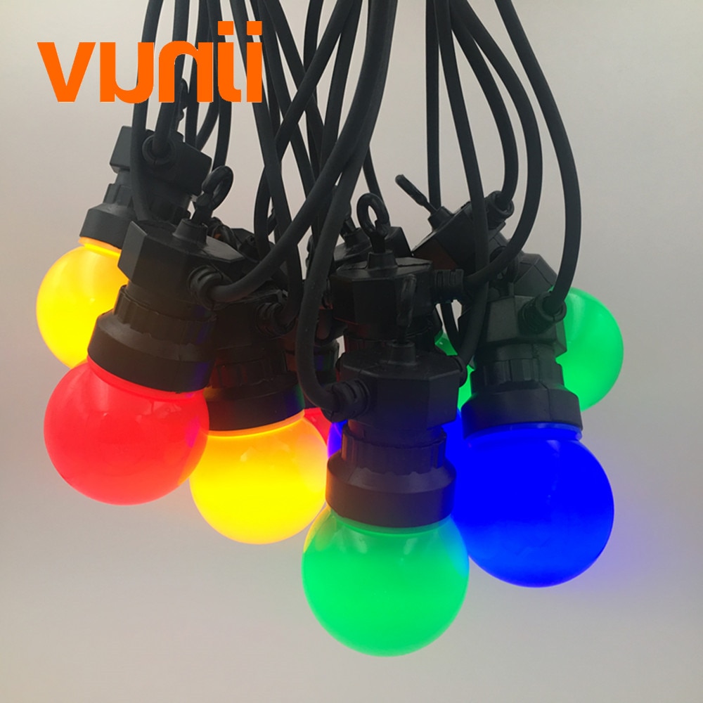 

VUNJI наружные светодиодные гирлянды Milky Globe