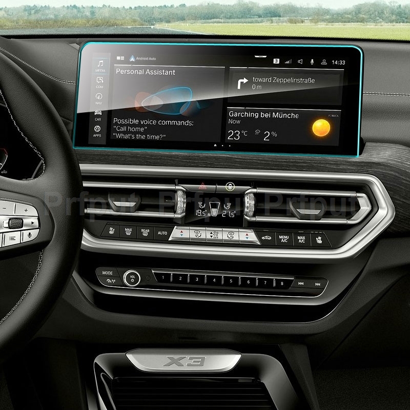 

Защитная пленка для экрана из закаленного стекла для BMW X3 2022, автомобильное радио, GPS-навигация, аксессуары для интерьера