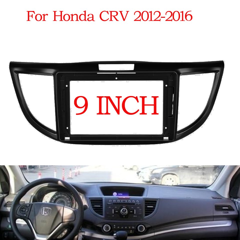 

9/10 дюймовый адаптер для автомобильной панели Canbus Box Decoder Android Радио Аудио приборная панель комплект для Honda Crv C-rv 2012-2016