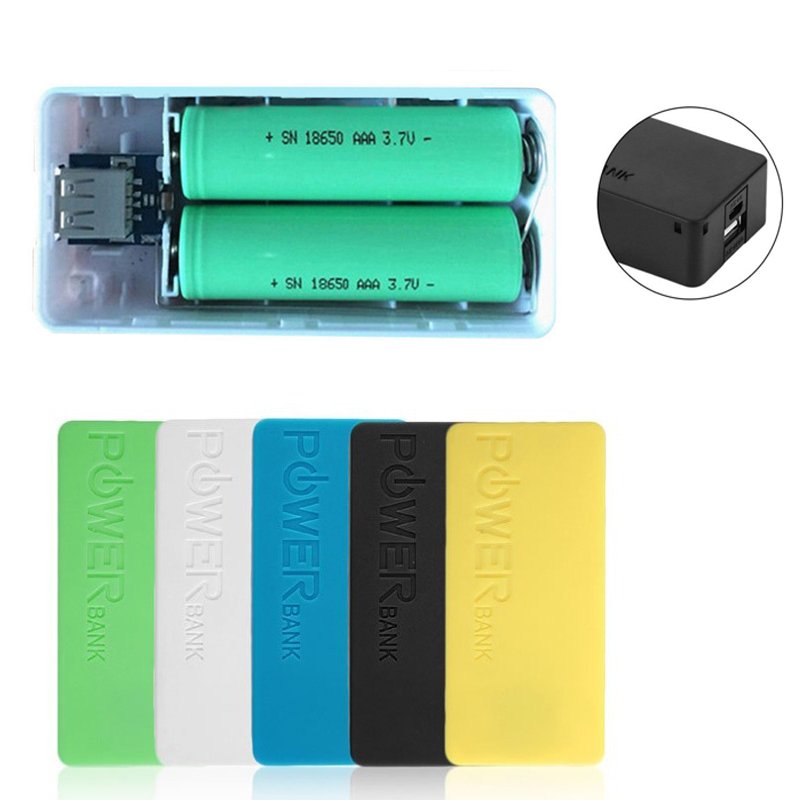 

5600 мАч 2X 18650 USB Power Bank чехол для зарядного устройства DIY коробка для iPhone для смартфона MP3 электронная мобильная зарядка