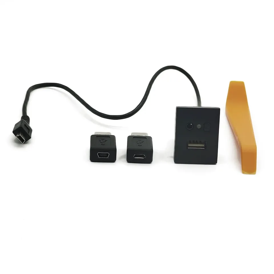 

1 шт. автомобильный адаптер AUX/USB вход мини-кабель USB слот интерфейсный переключатель для Ford Focus 2 mk2 2009 2010 2011 аксессуары