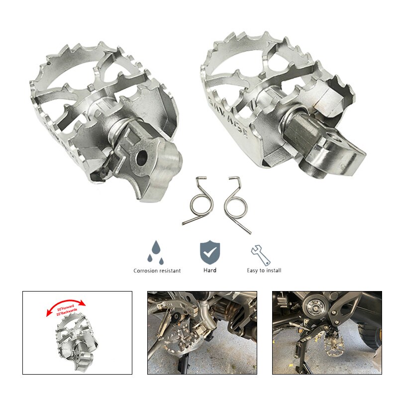 

Подножки из нержавеющей стали для BMW R1200GS LC R1250GS Adventure R1150GS ADV 2000-2020 2017 2018 2019