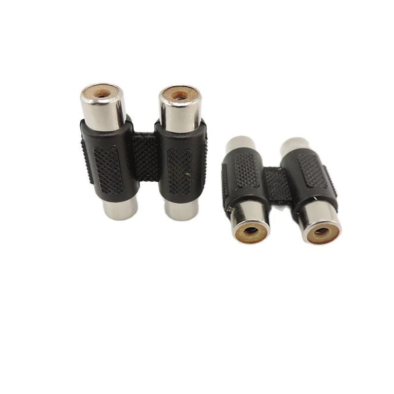 

2 гнезда RCA AV-переходника Mini на гнездовой разъем 2RCA, адаптер, удлинитель, преобразователь аудио-видео B4