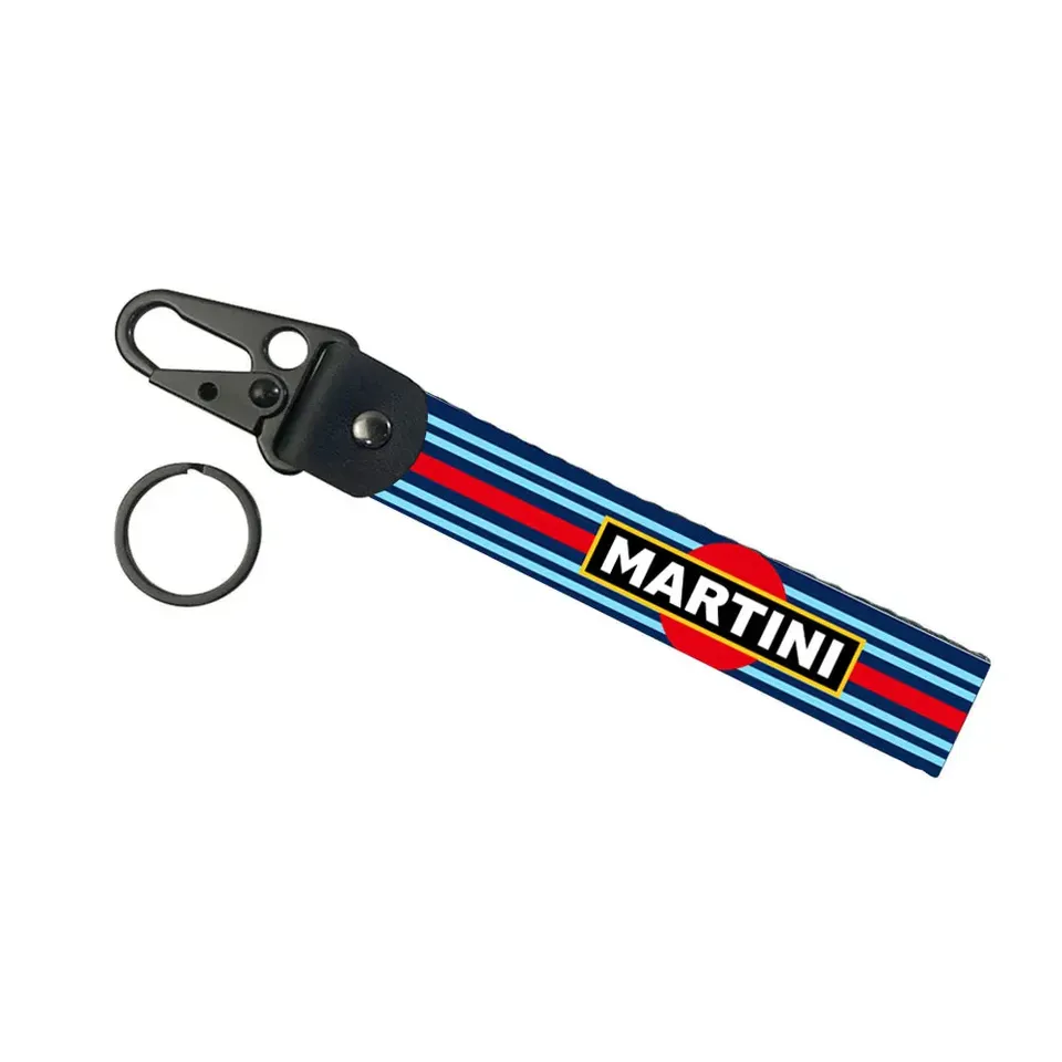 

Для MARTINI металлический брелок с крючком, нейлоновый ремешок, ремешок на запястье, аксессуары для ключей