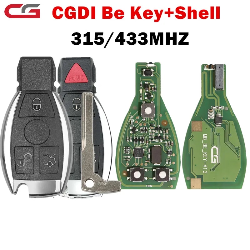 

CGDI MB CG BE Key V1.2 Оригинальный Ключ Для Всех Benz FBS3 315 МГц/433M