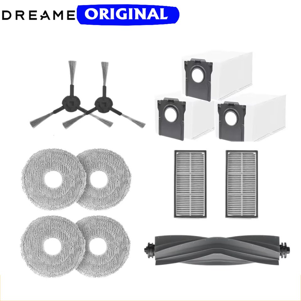 

Аксессуары Dreame Bot L10s Pro Ultra Heat: щетки, фильтры, швабра, мешки для пыли