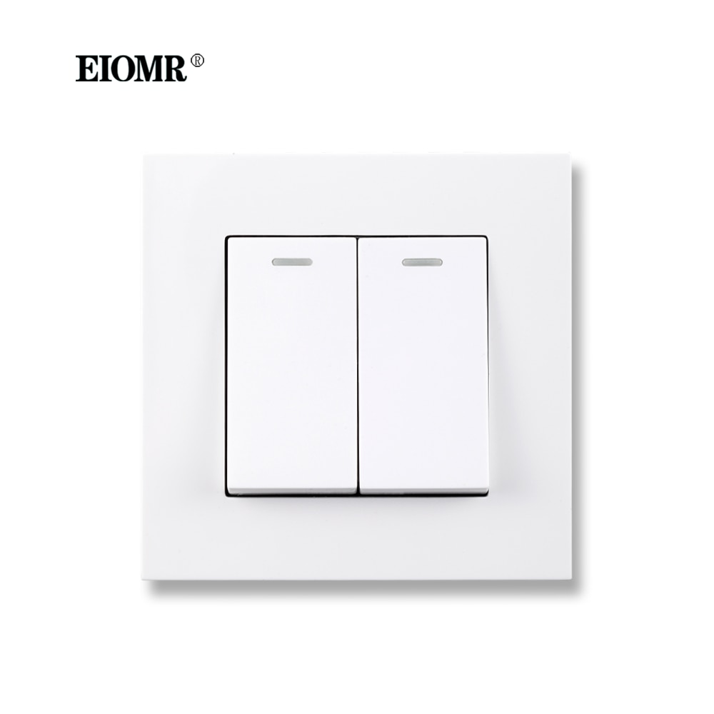 

EIOMR двухклавишный настенный выключатель