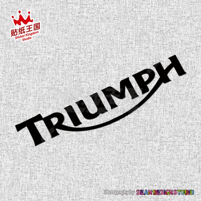 

Для Triumph T100 675R Speed Triple 1200RS Scrambler Tiger 800XC Thruxton 1200R шлем мотоциклетные наклейки водонепроницаемые наклейки 18