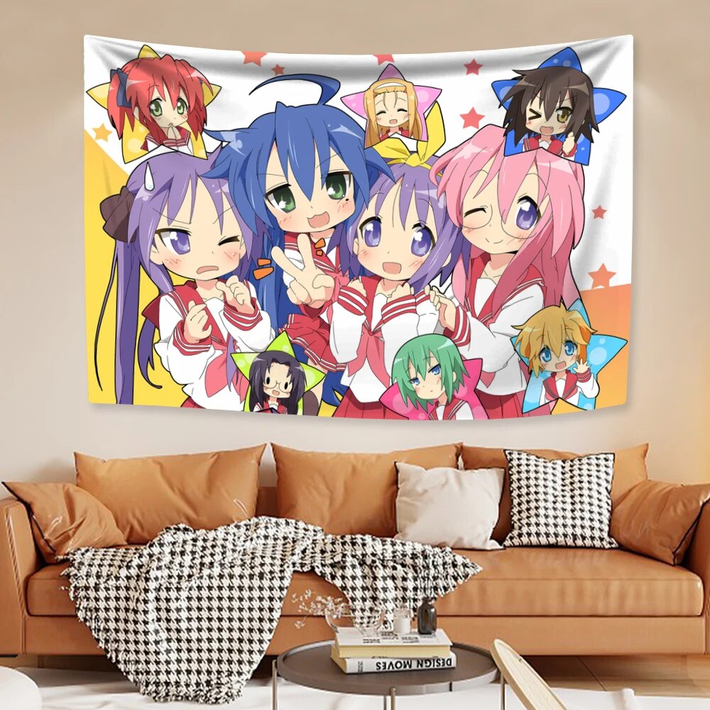 

Гобелен Lucky Star Izumi Konata 100% полиэстер