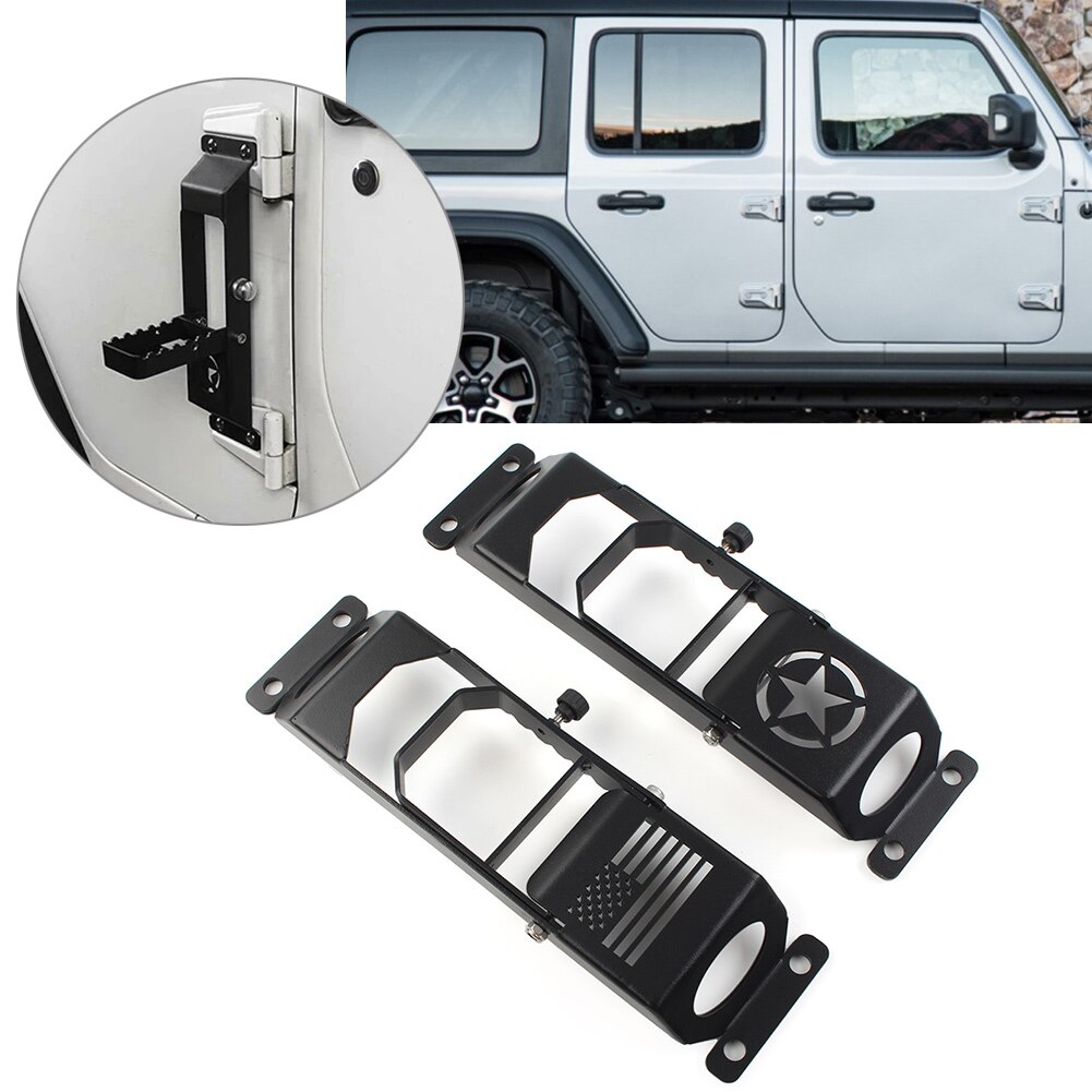 

Автомобильные дверные распашные ступенчатые педали, педали для Jeep Wrangler JK 2007-2017 для JL 2018 2019 2020 2021 2022