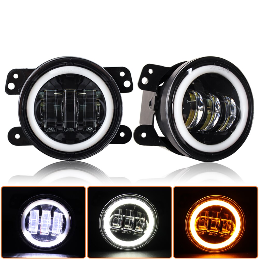 

Для Wrangler Jk Dodge hummer H1 H2 2X4 "дюймовые круглые светодиодные противотуманные фары внедорожные противотуманные фары