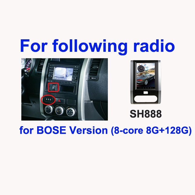 

SINOSMART 9.7" Вертикальное QLED Android радио для Nissan X-Trail T31 2007–2013 | Полная панель | BOSE 360 Камера 48EQ DSP CarPlay