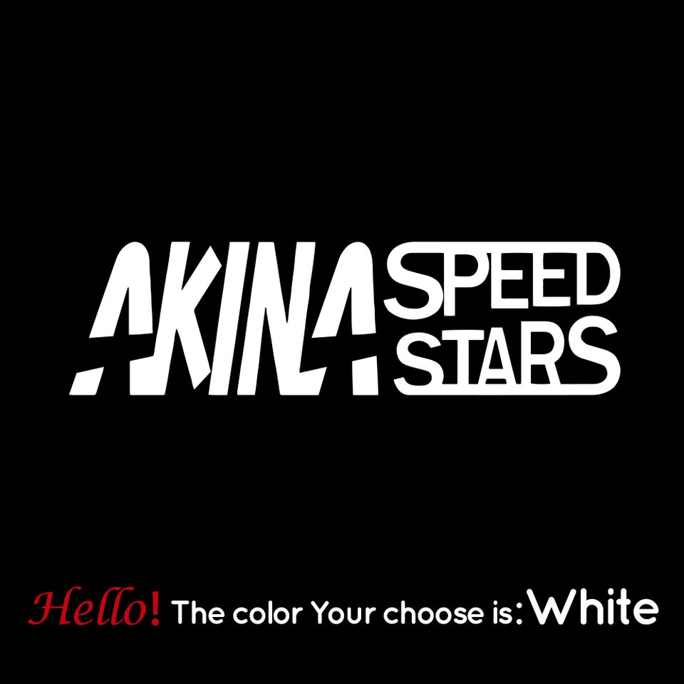 

Мода AKINA SPEED STARS забавная наклейка для автомобилей виниловая Автомобильная наклейка s автомобильные аксессуары съемный водонепроницаемый