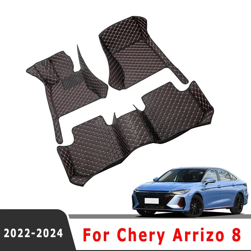 

Для Chery Arrizo 8 2022 2023 2024, автомобильные коврики, ковры, чехлы, автоаксессуары для ног, салон автомобиля, педали, коврик, водонепроницаемый