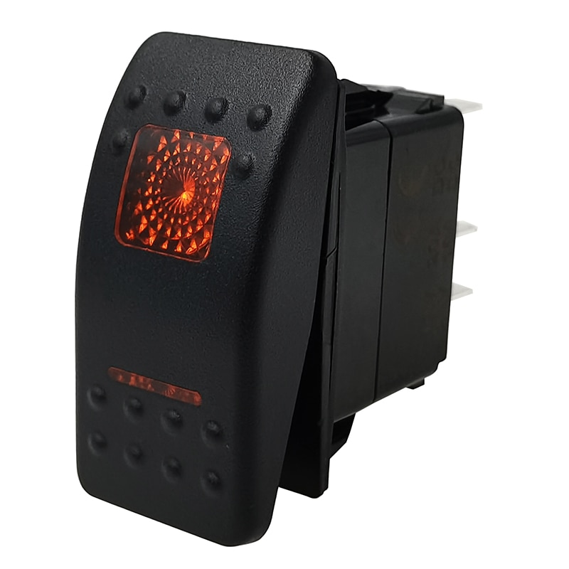 

12 В 20 А Автомобильная лодка 7Pin DPDT ВКЛ. Выкл. Клавишный переключатель обычная кнопка светодиодная подсветка для Arb Carling Jeep 4x4 Замена водонепроницаемый