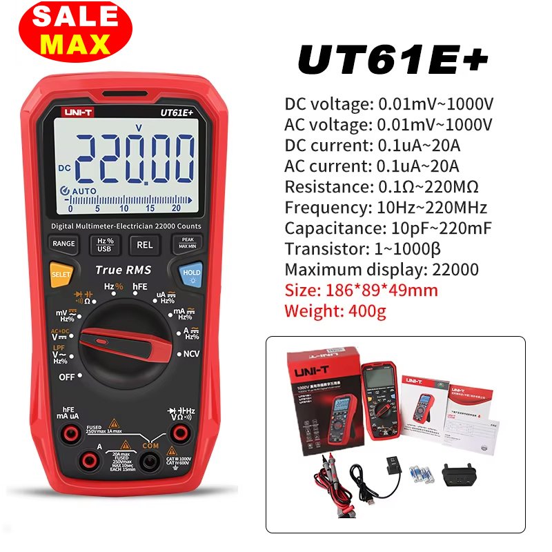 

UNI-T UT61E PLUS Мультиметр
