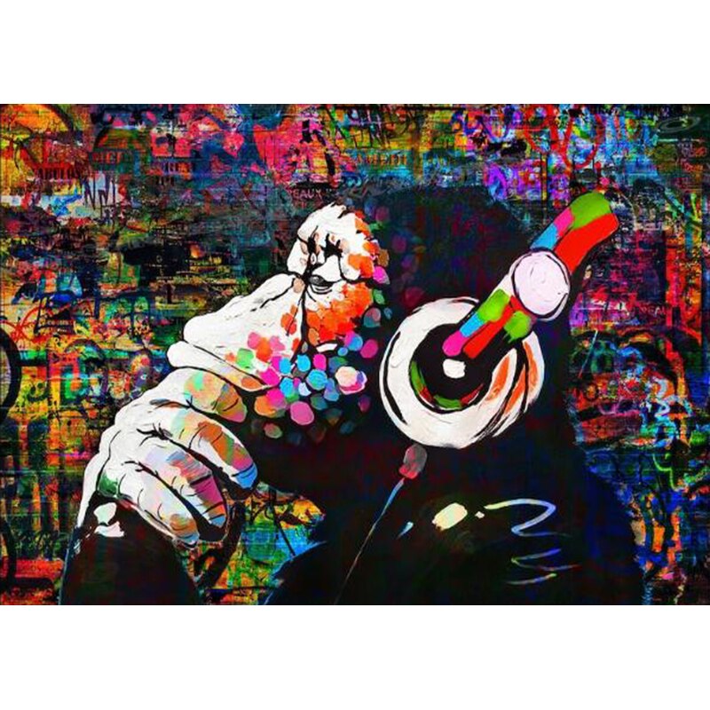 

Картина Banksy DJ Monkey