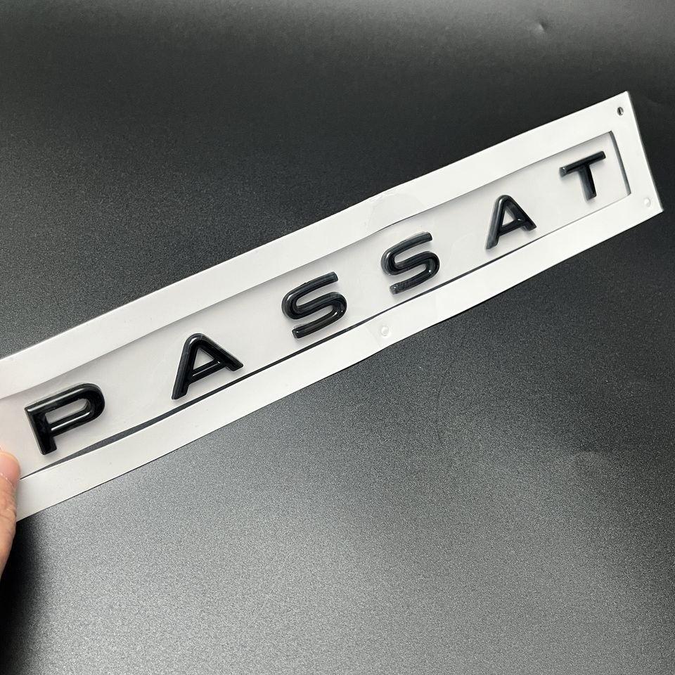 

Для VW Passat задний багажник автомобиля буквы логотип маркировка значок эмблема наклейка ABS блестящая хромированная наклейка