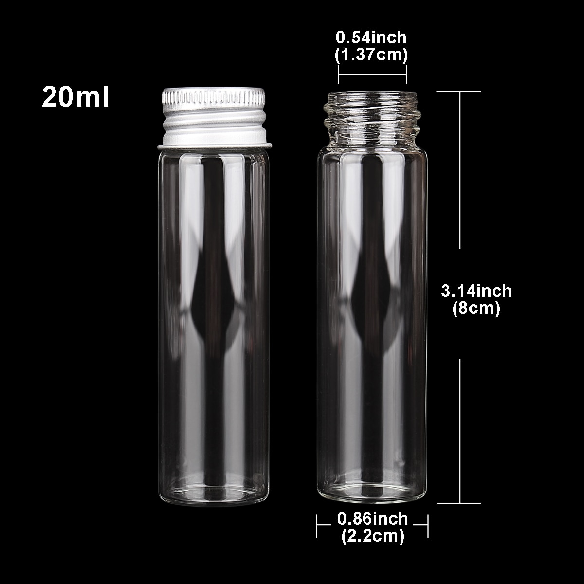 

Стеклянные бутылки CHZHG 10 шт., 5-30 мл