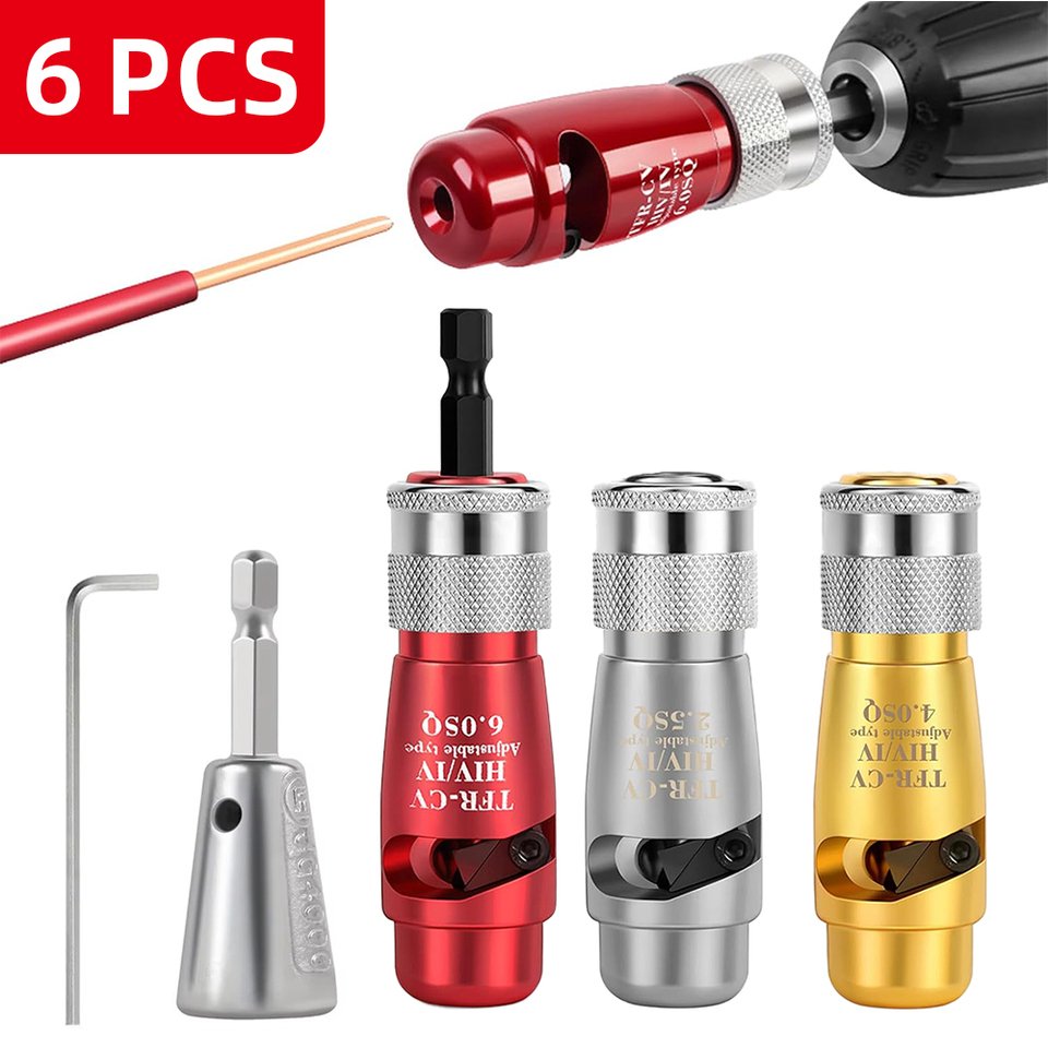 

Электрический Инструмент Для Зачистки Проводов Для Квадратных Проводов 2,5/4/6 Мм, Автоматический Очиститель Кабеля