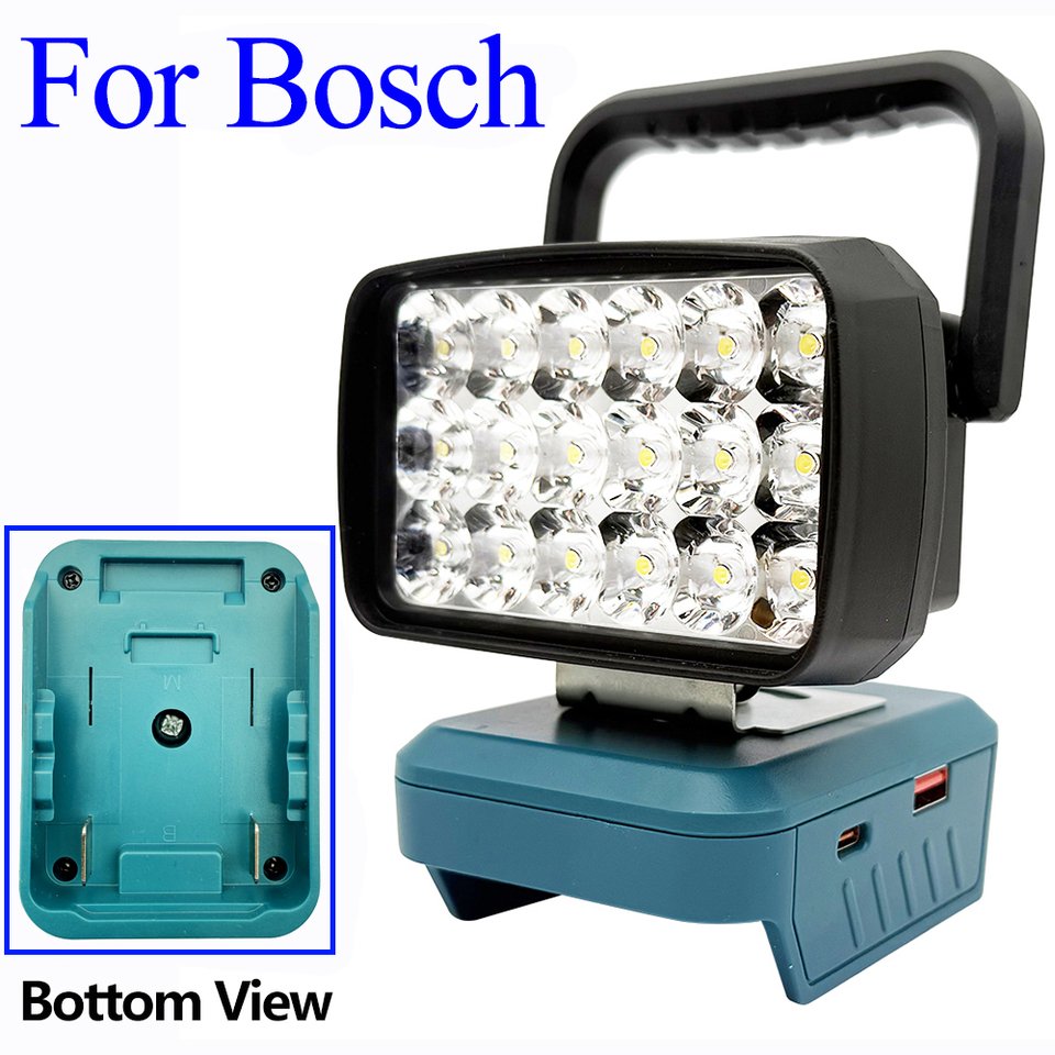 

Портативный фонарь Dawupine для аккумулятора Bosch 18В
