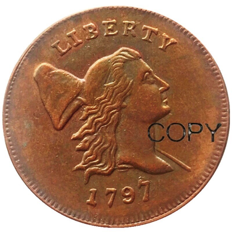 

Декоративная монета US 1797 Liberty Cap YYBCB