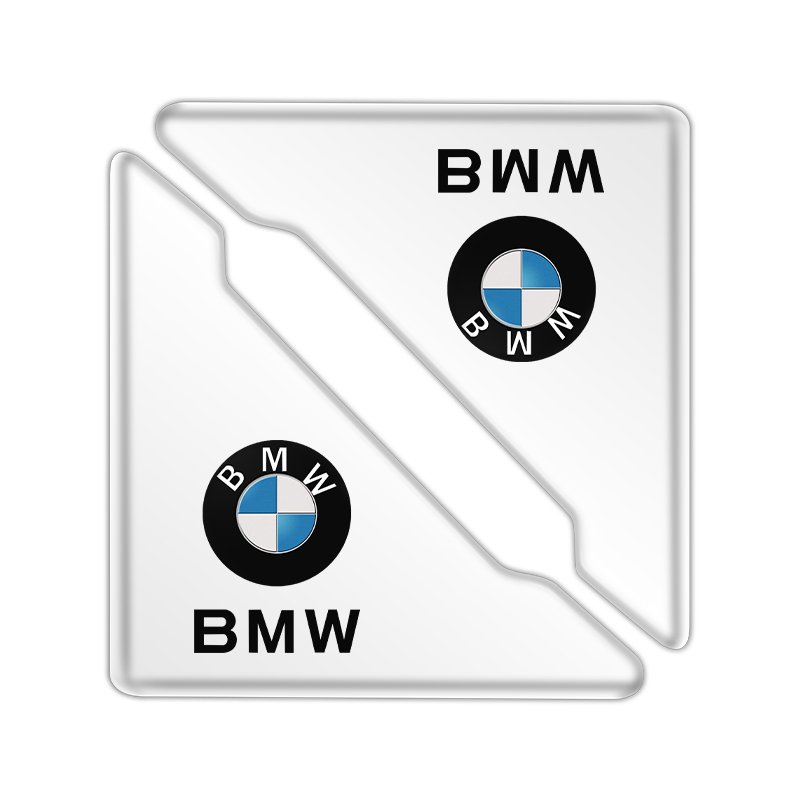 

2 шт. силиконовые наклейки на угол двери автомобиля для BMW M Performance X1 X5 X6 E90 F11 G30 W222 E39 E60 аксессуары