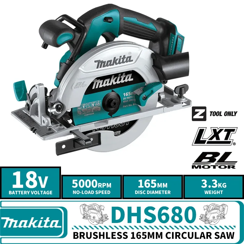 

Makita DHS680Z Беспроводная циркулярная пила 165 мм