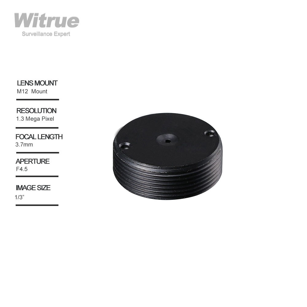 

Witrue PH-3.7MM-B объектив для камер видеонаблюдения