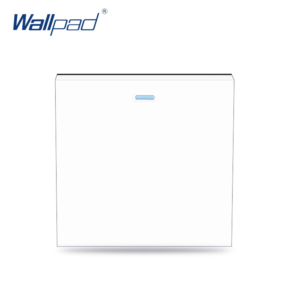 

Wallpad 1 Gang 2 позиционный переключатель Функция клавиша для настенного кнопочный переключатель кулисный переключатель модульный всего 52*52 мм