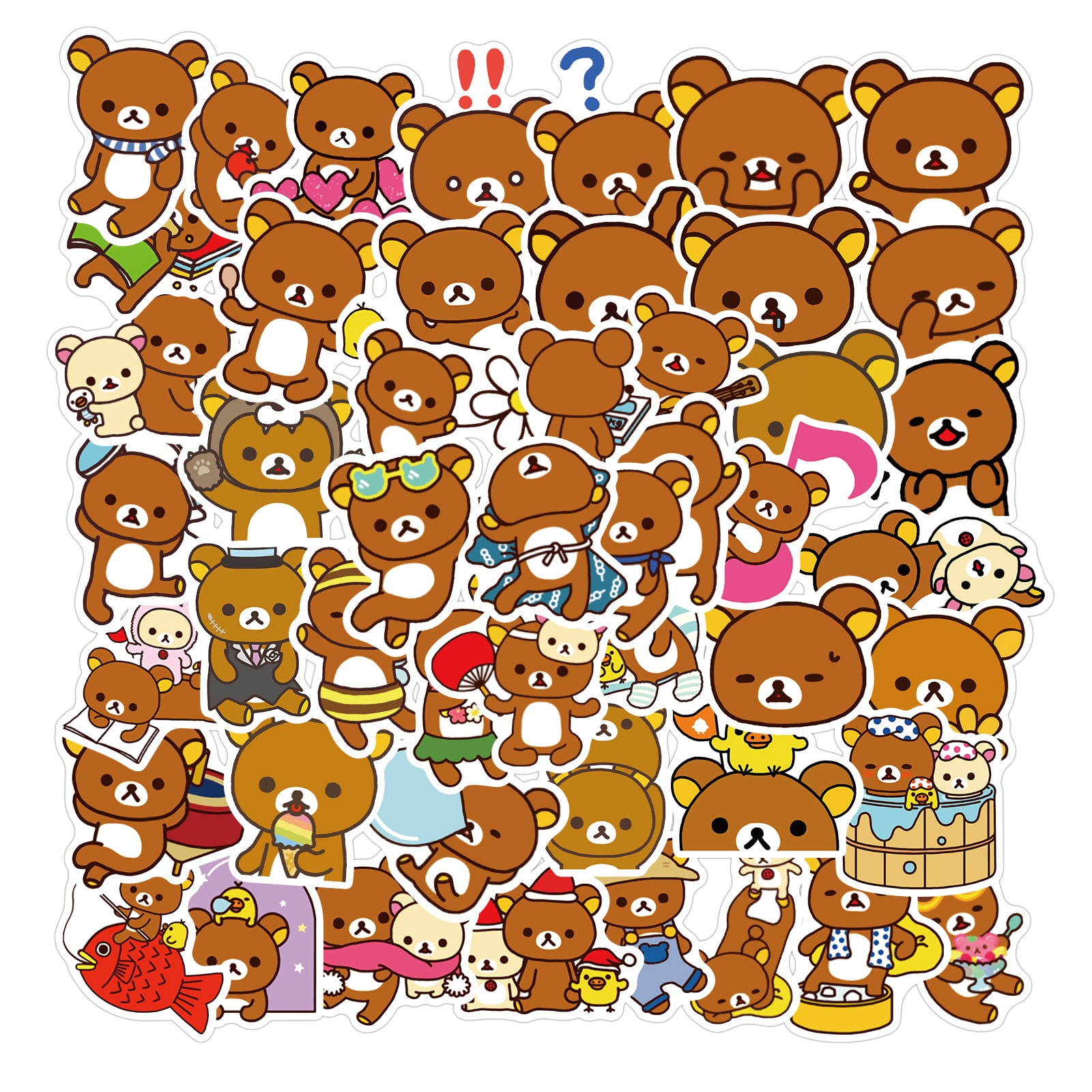 

Набор наклеек Rilakkuma 50 шт.