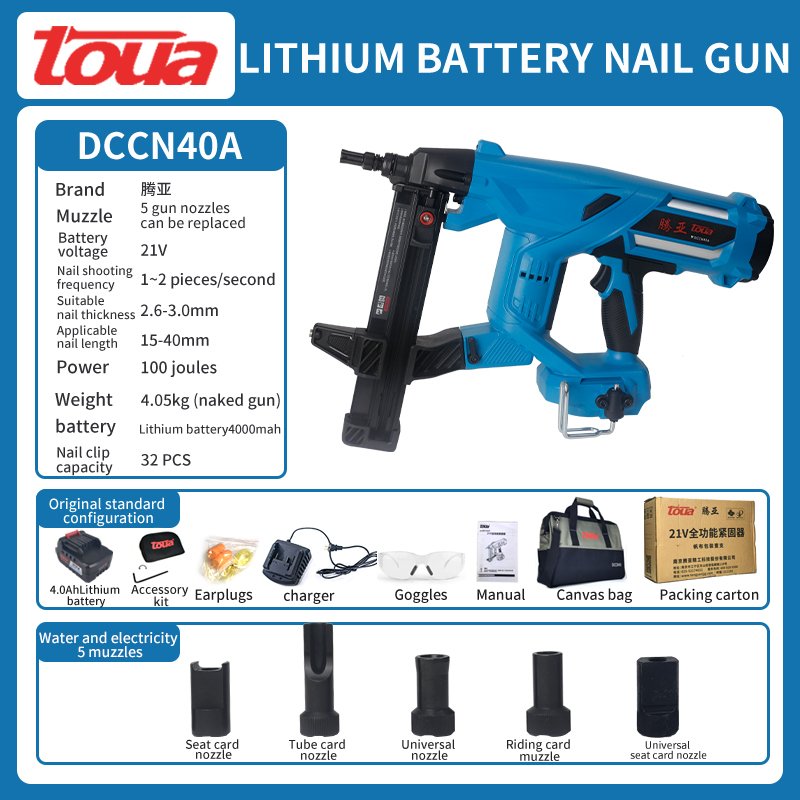 

НАИЛТАСК Стальной гвоздодер TouaDCCN40A