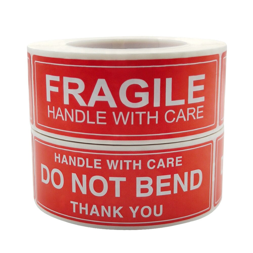 

Бумажные стикеры "Handle with Care", 250 шт