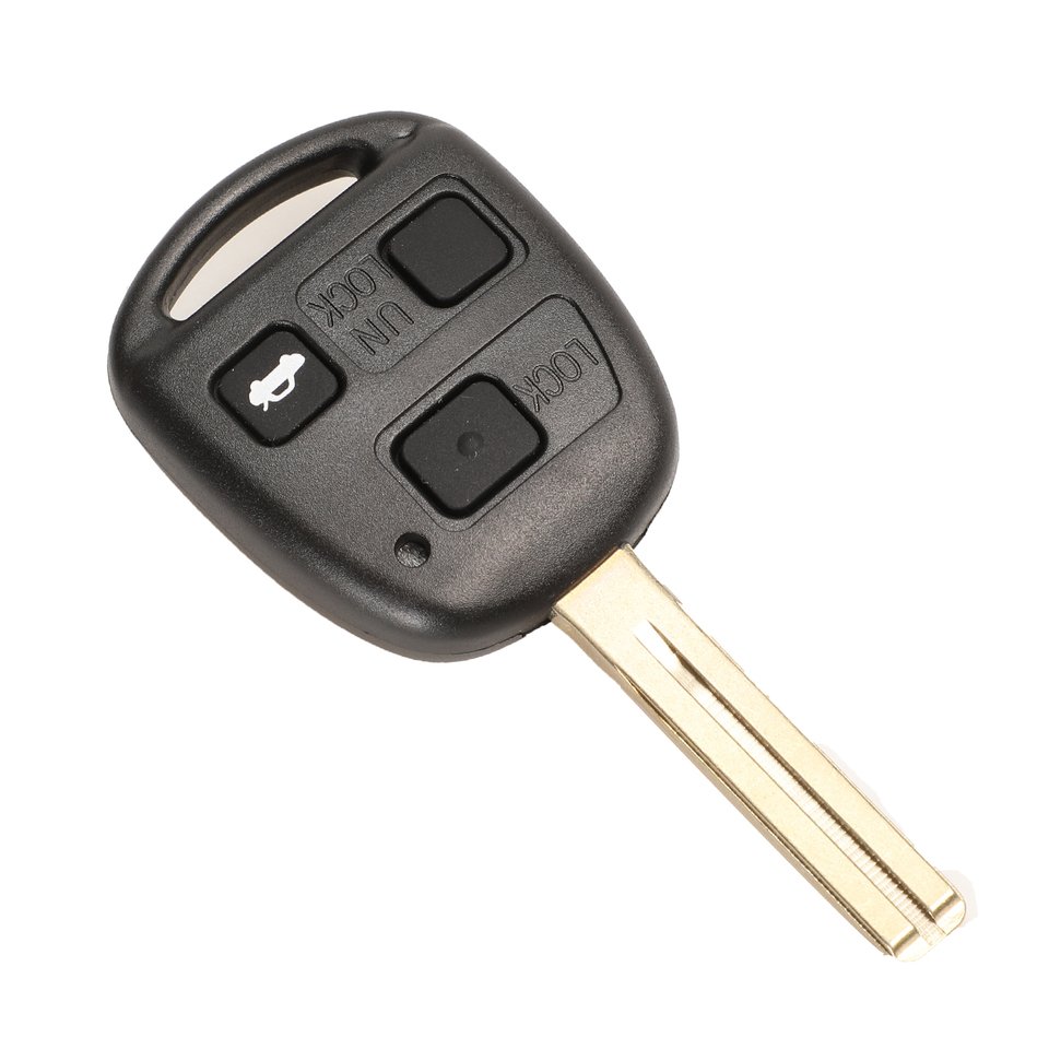 

Jingyuqin Toy43 Toy48 2/3 кнопки чехол для автомобильного ключа для Toyota Avensis Corolla для Lexus Rav4 с резиновой накладкой