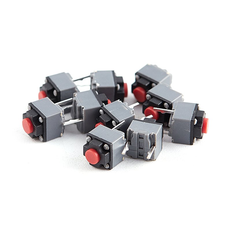 

Бесшумные микропереключатели Kailh 6x6x7,3 мм (10 шт.)