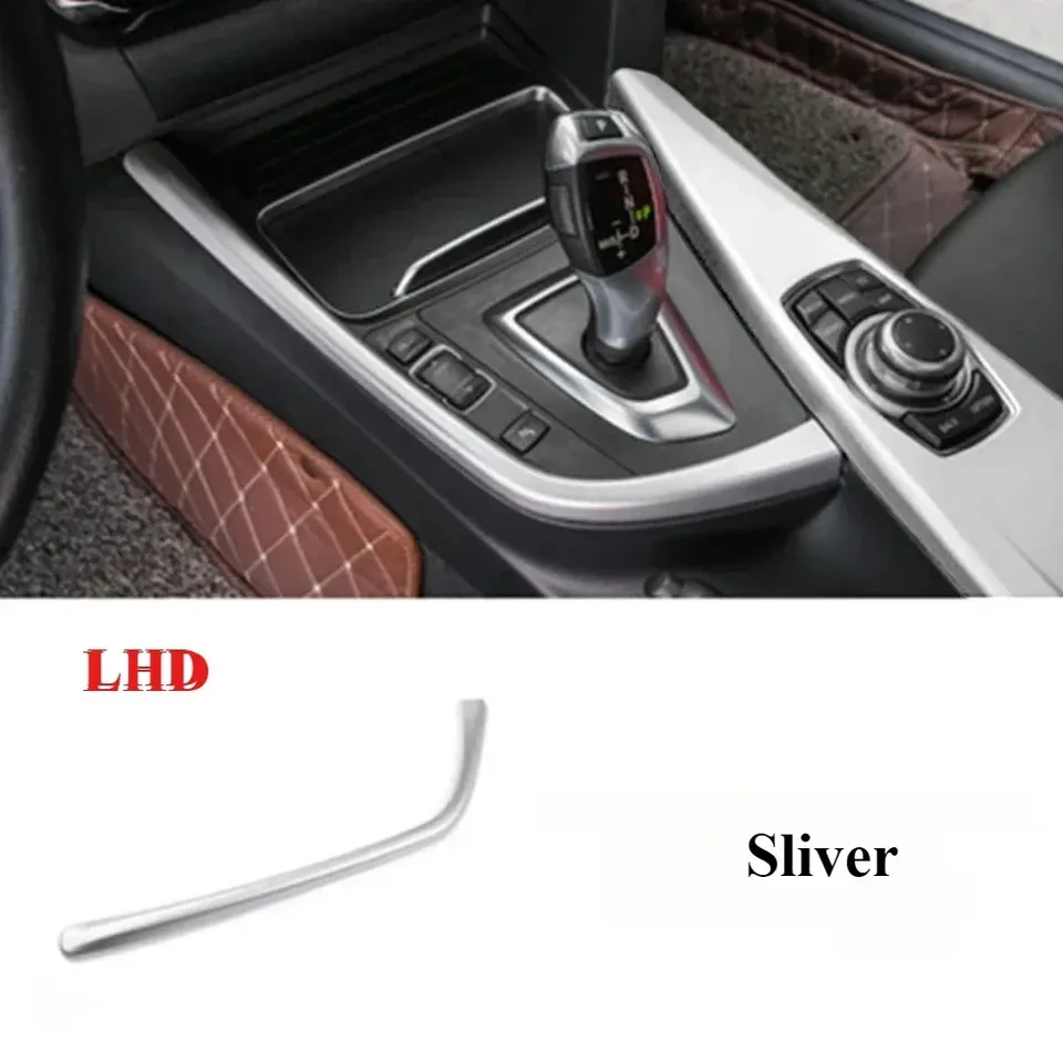 

LHD ABS для BMW 3 4 серии F30 F31 F32 F36 3GT 320i Боковая накладка переключения передач L-образная полоса Украшение автомобиля Центральное управление Аксессуары