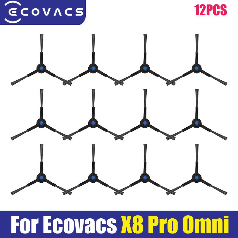 

Совместимые аксессуары для Ecovacs X8 Pro Omni, основная боковая щетка, фильтр Hepa, тряпка, мешок для пыли, запасные части