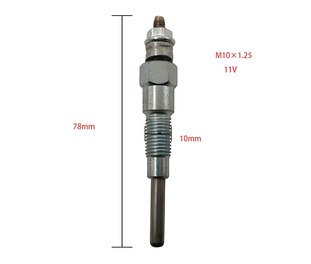 

11 в 4 шт. новый двигатель свечения для Kubota V1505 V1305 V1205 16851-65512 16851-65510
