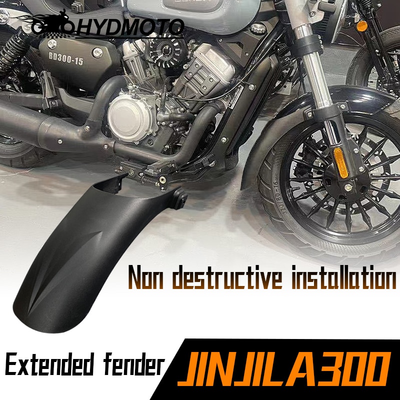 

Для мотоцикла Benda jinjila300 bd300 2022, аксессуары для передних крыльев, расширенное переднее крыло, неразрушающая установка