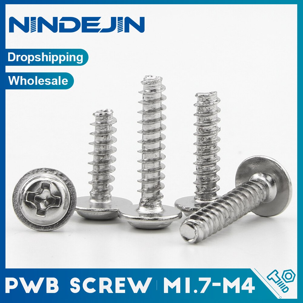

NINDEJIN Саморезы с шайбой M1.7-M4