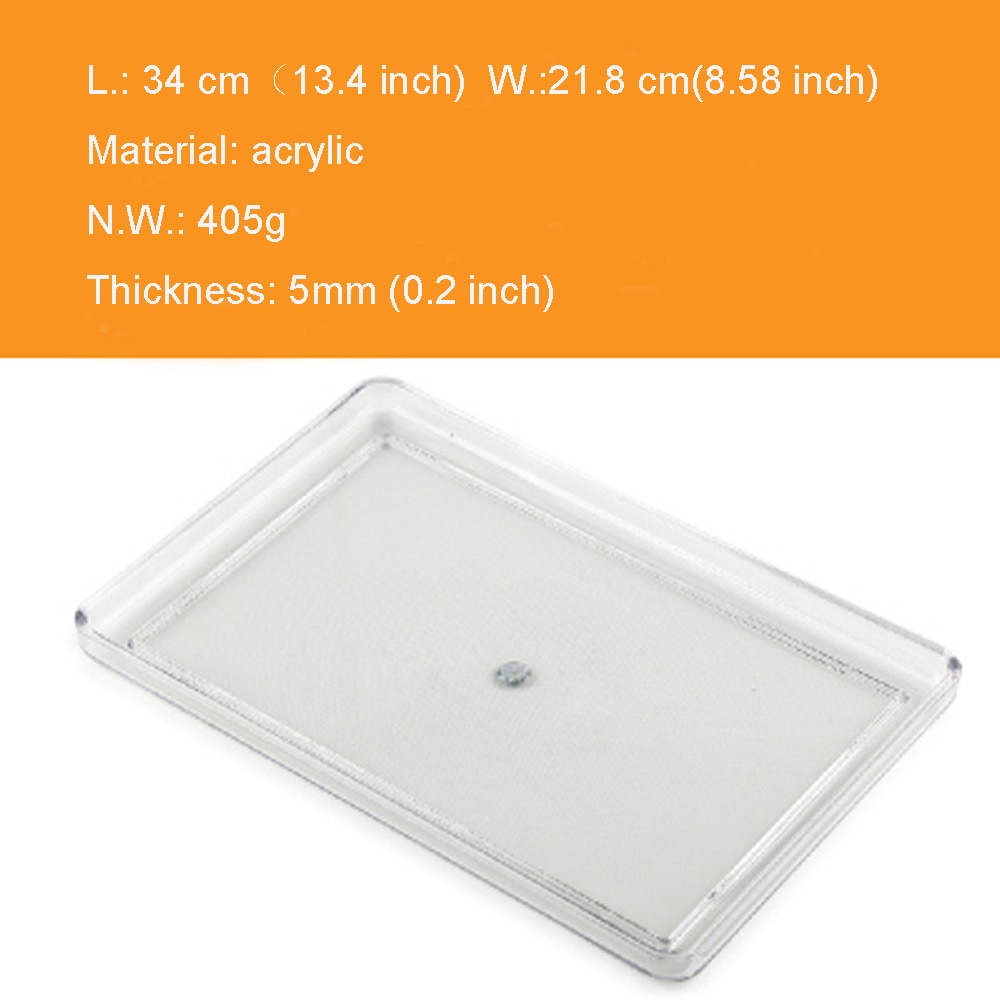 

Сервировочные подносы Lucite из акрила, прозрачные, YAC006