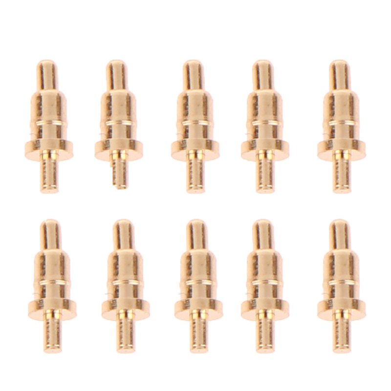 

10 шт. Pogopin Battery Spring Loaded Contact Needle разъем для батареи из латуни
