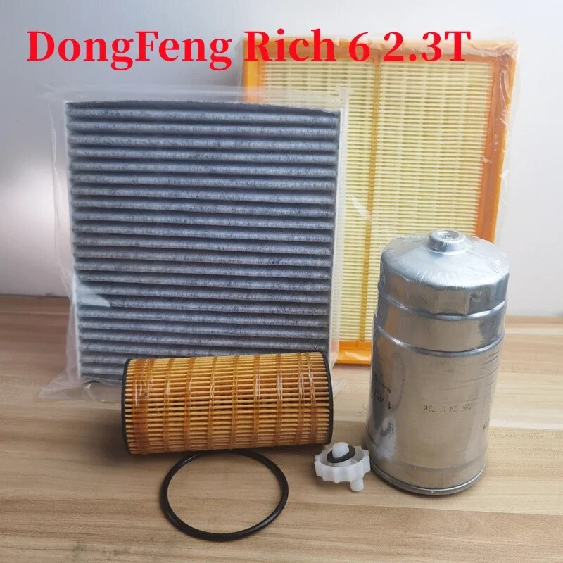 

Набор фильтров для 19-21 DFM DongFeng Rich/DF6 Ruiqi 6 P11 Pickup 2,3 T, воздушный фильтр, масляный фильтр, салонный фильтр и дизельный фильтр, 4 шт./комплект