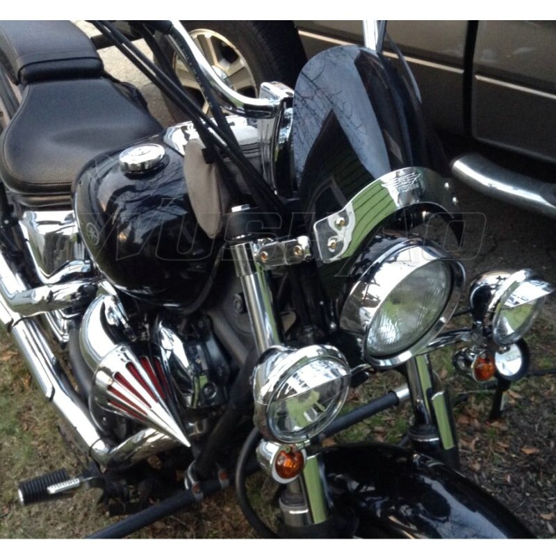 

Лобовое стекло для 1998 - 2019 Yamaha V-Star V Star XVS 650 XVS650 250 XV250 1100 XVS1100
