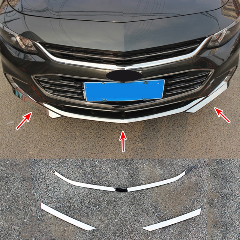 

Хромированная накладка на передний бампер для Chevrolet Malibu 2016 2017 2018